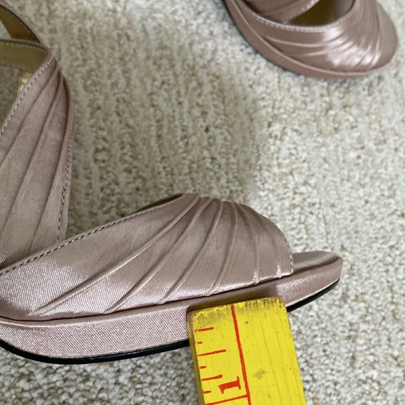 Wide Width Satin Formal Crossover Heels - Picture 10 of 10